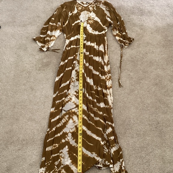 Chic Long Sleeve Tie-Dye Dress small - Picture 3 of 6